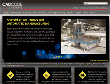 Tablet Screenshot of cadcode.com